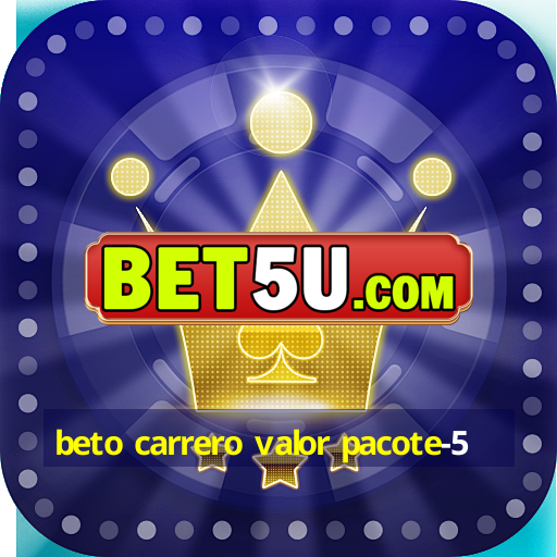 beto carrero valor pacote